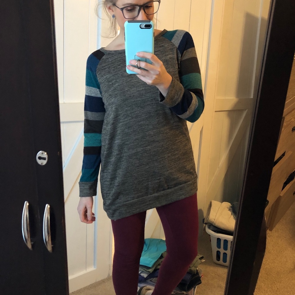 Eloges striped tunic top